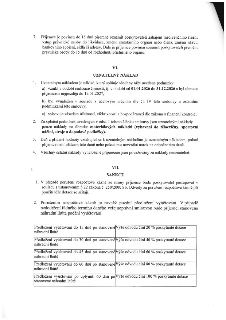 Výňatek ze smlouvy o poskytnutí dotace. Článek VI. Uznatelný náklad: definuje uznatelné náklady v období 01.01.2026 až 31.12.2026 (uhrazeno do 15.01.2027), zah…