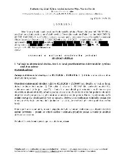 Exekutorský úřad Tábor, soudní exekutor Mgr. Martin Horák, Bílkova 960, 390 02 Tábor. Č.j. 173 EX 158/26-21. Usnesení o nařízení dražebního jednání (dražební v…