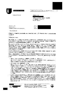 Úřední dopis Městské části Praha 14 ze dne 28. dubna 2025 adresovaný radnímu pro oblast financí a rozpočtu. Předmětem je 'Žádost o finanční prostředky na inves…