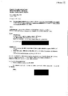 Dopis adresovaný Magistrátu hlavního města Prahy, odboru hospodaření s majetkem, ze dne 28.4.2026. Předmětem je doplnění žádosti o bezúplatný převod chodníku n…