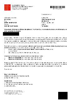HLAVNÍ MĚSTO PRAHA, MAGISTRÁT HLAVNÍHO MĚSTA PRAHY, Odbor školství, mládeže a sportu, Oddělení sekretariátu a projektů. Dle rozdělovníku. Váš dopis zn./ze dne:…