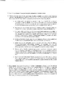 Text dodatku ke smlouvě o nájmu nebytových prostor. Bod 3: Sleva bude poskytnuta formou ponížení platby nájemného. Bod 4: Podmínky pro poskytnutí slevy dle usn…