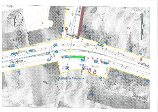 Situační plán ulice Hartigova a okolí s vyznačeným dopravním značením, parcelními čísly (např. 482/608, 480/2, 4370/1, 4370/2, 907, 912, 918) a poznámkami (nap…