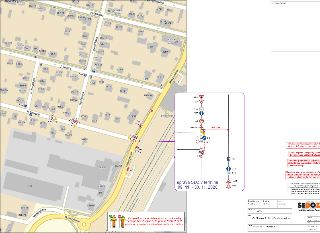 Plán dopravního omezení a přechodné úpravy provozu (DIO) pro akci 'Čelákovice, P. Bezruče + Masarykova', termín 09. 11. - 30. 11. 2026. Obsahuje situaci na map…