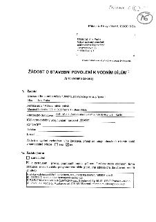Příloha č. 8 k vyhlášce č. 183/2018 Sb. PŘÍLOHA Č. 6, 76. Magistrát hl.m. Prahy, Odbor ochrany prostředí odd.vodního hospodářství, Jungmannova 35, 110 00 Praha…