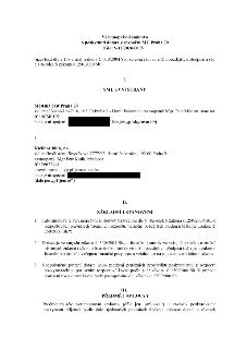 Veřejnoprávní smlouva o poskytnutí dotace z rozpočtu MČ Praha 20, číslo: S/12/2026/0035. Smluvní strany: Poskytovatel: Městská část Praha 20, sídlo: Jívanská 6…