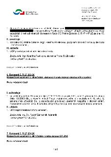 Výpis z usnesení Rady MČ Praha-Zbraslav: 1. Schválení darovací smlouvy na základě žádosti (jméno začerněno) v návaznosti na Pravidla pro vyplácení příspěvku k…