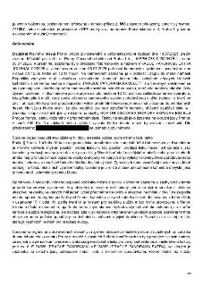 Úřední dokument (strana 2/5) týkající se přestupku prodeje služeb v centru Prahy. Obsahuje: platební instrukce (variabilní symbol 71297, PPF banka), odůvodnění…