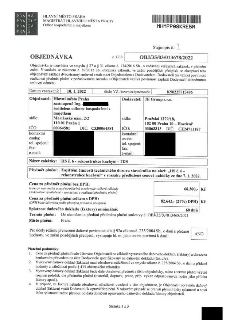 PRAHA PRA GUE PRA GA PRA G, HLAVNÍ MĚSTO PRAHA, MAGISTRÁT HLAVNÍHO MĚSTA PRAHY, Odbor hospodaření s majetkem, MHMPP08KRESr, Stejnopis č.: 2, OBJEDNÁVKA, č. CES…