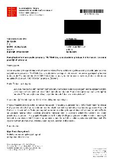 Úřední odpověď Magistrátu hlavního města Prahy ze dne 04.05.2026 (č.j. MHMP 390827/2026, sp. zn. S-MHMP 373412/2026) na dotaz ohledně rozmístění černých židlí…