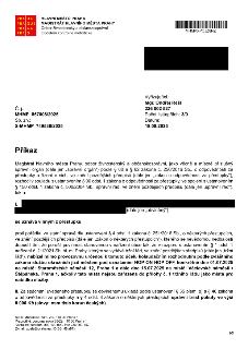 Příkaz Magistrátu hlavního města Prahy, odboru živnostenského a občanskosprávního, č. j. MHMP 857008/2025, sp. zn. S-MHMP 749538/2025, ze dne 18.08.2025. Obvin…
