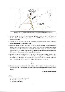 Situační nákres části pozemku: Mapa zobrazuje parcely 4672/41, 4679/4 a 4680/6. Červeně je vyznačena 'Projednávaná výseč pozemku', zeleně 'Současný stav budovy…