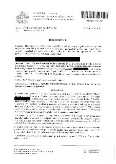 Rozhodnutí Magistrátu hlavního města Prahy, odboru stavebního a územního plánu, ze dne 10.12.2014 (sp. zn. S-MHMP 927086/2014/SUP/Vá/Hn, č.j. MHMP 1725558/2014…