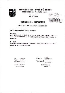 Městská část Praha-Ďáblice, Zastupitelstvo městské části, 25. zasedání dne 29.4.2026. USNESENÍ č. 195/26/ZMČ k počtu členů ZMČ pro volební období 2026-2030. I.…