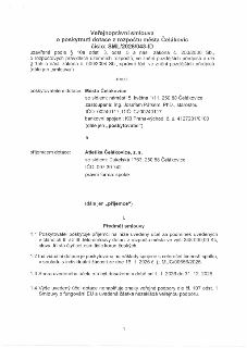 Veřejnoprávní smlouva o poskytnutí dotace z rozpočtu města Čelákovice, číslo: SML/2026/043-ID, uzavřená mezi poskytovatelem Město Čelákovice (náměstí 5. května…