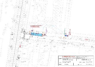 Situační nákres DIO (dopravně inženýrského opatření) pro umístění mobilního jeřábu. Investor: SVJ Argentinská, Argentinská 1624, 170 00 Praha 7. Dodavatel: Gre…