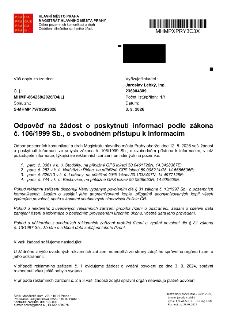 Odpověď na žádost o poskytnutí informací podle zákona č. 106/1999 Sb. ze dne 3. 9. 2026, č. j. MHMP-864268/2026/O4/Lj. Úřad sděluje informace k reklamním zaříz…