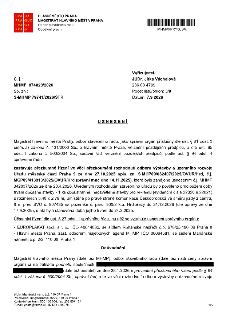 Usnesení Magistrátu hlavního města Prahy, odbor stavebního řádu, č.j. MHMP 874820/2026, sp. zn. S-MHMP 79741/2026/STR ze dne 7.9.2026. Předmětem je zastavení p…