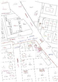 Katastrální mapa oblasti v Praze-Liboci. Zobrazené parcely zahrnují mimo jiné: 1061/161, 1061/79, 1052/7, 1052/1, 1052/6, 1051/3, 1050, 1049, 1061/191, 1297/11…