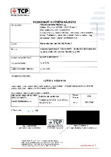 ROZHODNUTÍ O VÝBĚRU NÁJEMCE. Pronajímatel: TRADE CENTRE PRAHA a.s., Sídlem: Blanická 1008/28, 120 00 Praha 2, IČO: 00409316, DIČ: CZ00409316, Zastoupený: Ing.…