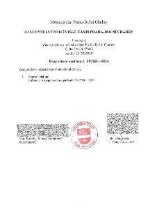 Městská část Praha-Dolní Chabry, Zastupitelstvo městské části Praha-Dolní Chabry, Usnesení Zastupitelstva městské části Praha-Dolní Chabry, Číslo 228/26/ZMČ, z…