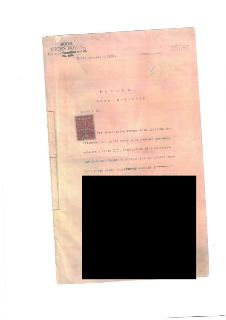 Notářský zápis (spis notářský) sepsaný notářem Eugenem Novákem, Praha III, Karmelitská ul. č. 24. Číslo jednací: 7950. Datum sepsání: 11. března 19... (rok nen…