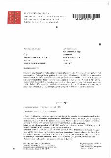 Rozhodnutí Magistrátu hlavního města Prahy, odboru pozemních komunikací a drah, č.j. MHMP-1745014/2022/O4/Kl ze dne 12.10.2022. Předmětem je aktualizace povole…