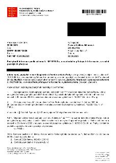 Úřední dokument Magistrátu hlavního města Prahy, odboru daní, poplatků a cen, ze dne 02.09.2026, č. j. MHMP 839001/2026. Předmět: Poskytnutí informace podle zá…