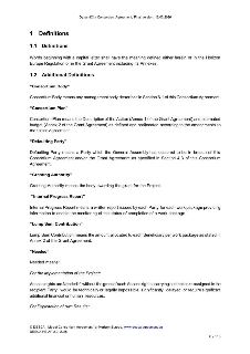 Strana 6 z dokumentu 'Dynamicity Consortium Agreement', verze ze dne 16/03/2026. Obsahuje definice pojmů: 'Consortium Body' (manažerský orgán dle sekce 6.1), '…