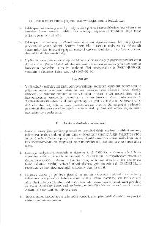 Textová část smlouvy o poskytnutí dotace, obsahující body: e) kvalita realizovaného projektu neodpovídá sjednanému účelu dotace. 2. Odstoupení od smlouvy musí…