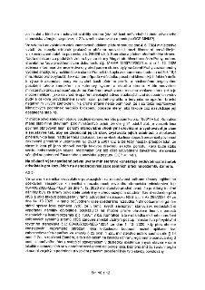 Naskenovaná stránka textového dokumentu (str. 10 z 12) obsahující právní úvahy a odůvodnění ministerstva týkající se stability stromů, obnovy lesního pozemku p…