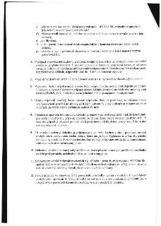 Textová část smlouvy o poskytnutí dotace obsahující body c) až g) a následně body 4 až 12. Body zahrnují: c) zahájení insolvenčního řízení, d) nepravdivé údaje…