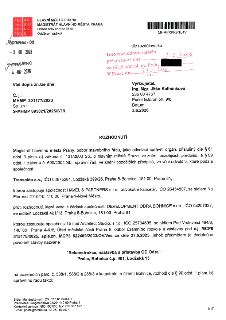Rozhodnutí Magistrátu hl. m. Prahy, odboru stavebního řádu ze dne 3. 6. 2026. Jedná se o rozhodnutí o odvolání podaném společností Transakta a.s. proti rozhodn…