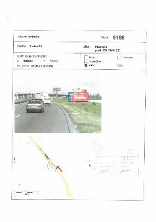 Dokument 'situace umístění' číslo 9188. Město: Praha 09, ulice: Kbelská proti ČS OMV, ZC. Souřadnice X: 1040094, Y: 735660. Číslo jednací: OVÚR 26.815/02/Rj. O…