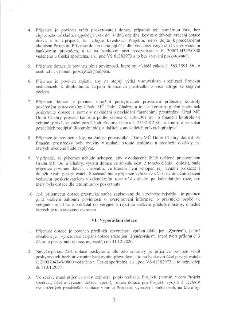 Strana 3 smlouvy o poskytnutí dotace. Obsahuje body 4-10 článku V. (povinnosti příjemce dotace) a článek VI. 'Vypořádání dotace' (body 1-3). Klíčové informace:…