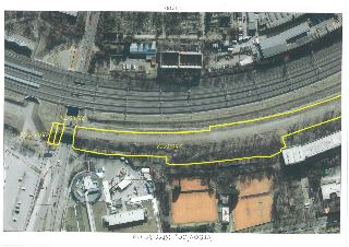 Katastrální situační mapa oblasti Vršovice, Strašnice. V mapě jsou žlutě vyznačeny parcely s čísly: 2503/72, 2503/74 a 4501/269. Měřítko mapy je 1:1400.