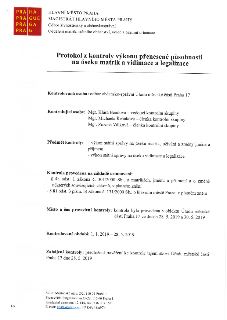 HLAVNÍ MĚSTO PRAHA, MAGISTRÁT HLAVNÍHO MĚSTA PRAHY, Odbor živnostenský a občanskoprávní, Oddělení matrik, státního občanství, voleb a územní orientace. Protoko…
