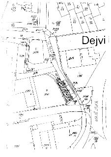Výřez katastrální mapy zobrazující oblast v okolí ulice Matějská v Praze (Dejvice). Mapa obsahuje parcelní čísla (např. 2513/65, 2566/1, 2096, 2090, 2084/13, 2…