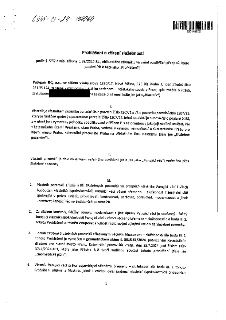 Prohlášení o zřízení služebnosti podle § 1257 a násl. zákona č. 89/2012 Sb., občanského zákoníku. Vlastník: Polygon BC, a.s., se sídlem Vladislavova 1390/17, N…