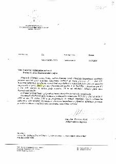 HLAVNÍ MĚSTO PRAHA, MAGISTRÁT HLAVNÍHO MĚSTA PRAHY, ODBOR DOPRAVY
Váš dopis zn.: -
Č.j.: MHMP 103934/2003
Vyřizuje/linka: Čuříková/4438
Datum: 11.07.2003
Věc:…