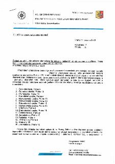 Úřední dokument Policie České republiky, Krajské ředitelství policie hlavního města Prahy, Odbor služby dopravní policie. Č. j. KRPA- 86948-2/ČJ-2022-0000DŽ, P…
