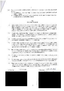 Text smlouvy, část 6.4 a článek VII. Závěrečná ustanovení (body 7.1 až 7.8). Obsahuje právní ujednání o účinnosti smlouvy, zveřejnění v registru smluv, změnách…