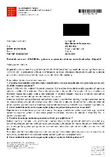 Úřední odpověď Magistrátu hlavního města Prahy (odbor služeb, oddělení služeb veřejnosti) ze dne 04.09.2026, č.j. MHMP 872194/2026, sp. zn. S-MHMP 869864/2026.…