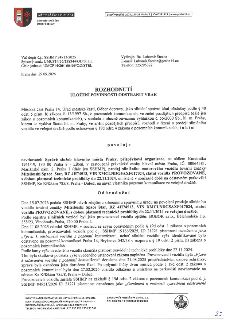 Městská část Praha 14, Úřad městské části, Odbor dopravy. Váš dopis č.j.: SSHMP 24913/2025, Spisový znak: UMCP14/26/128344/OD/STEL, Číslo jednací: UMCP14/26/16…