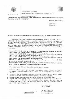 Dokument Policie České republiky, Krajské ředitelství policie hlavního města Prahy, Odbor služby dopravní policie, č.j. KRPA-167-64/ČJ-2010-0000DŽ ze dne 21. p…