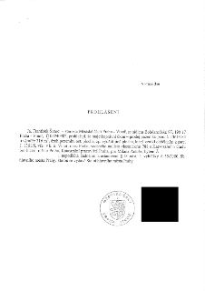 V Praze dne PROHLÁŠENÍ Já, František Švarc – starosta Městské části Praha - Vinoř, se sídlem Bohdanečská 97, 190 17 Praha - Vinoř, IČ 00240982, prohlašuji, že…