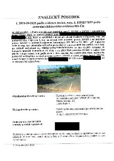 Znalecký posudek č. 3924-29/2025 (evidenční č. 039587/2025) pro ocenění pozemků parc. č. 221/532 a 221/533 v k.ú. Černý Most. Předmětem je ocenění pozemků pro…