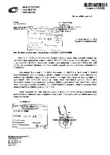 Úřední dopis Ministerstva pro místní rozvoj ČR ze dne 16. 11. 2016 (č.j. MMR-46359/2016-84/1) adresovaný Hlavnímu městu Praze. Předmět: Souhlas se zkrácením vá…