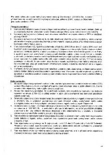Textová stránka smlouvy obsahující platební podmínky a další podmínky, včetně odkazů na zákony č. 235/2004 Sb. (zákon o DPH), GDPR, zákon č. 340/2015 Sb. (regi…
