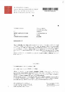 Rozhodnutí Magistrátu hlavního města Prahy, odboru pozemních komunikací a drah, ze dne 3. 8. 2022 (č. j. MHMP-1420761/2022/O4/KI). Dokument povoluje v ochranné…